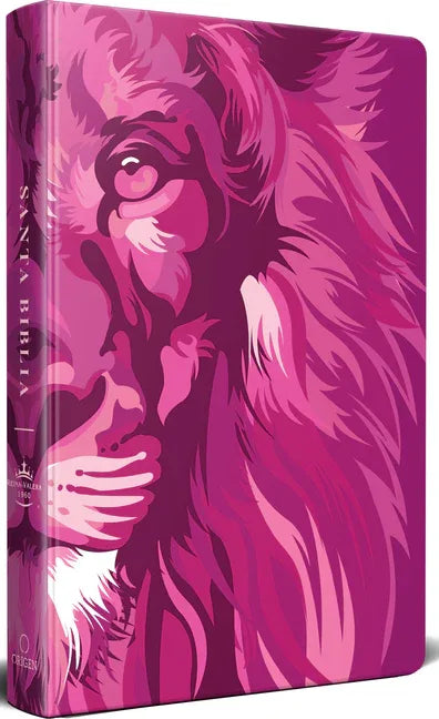 Biblia Rvr 1960 Letra Grande Tamaño Manual, TD León de Judá Rosada (Edición Cantos Pintados) / Spanish Bible Rvr 1960 Handy Size Large Print Hc Lion o - stevensbooks