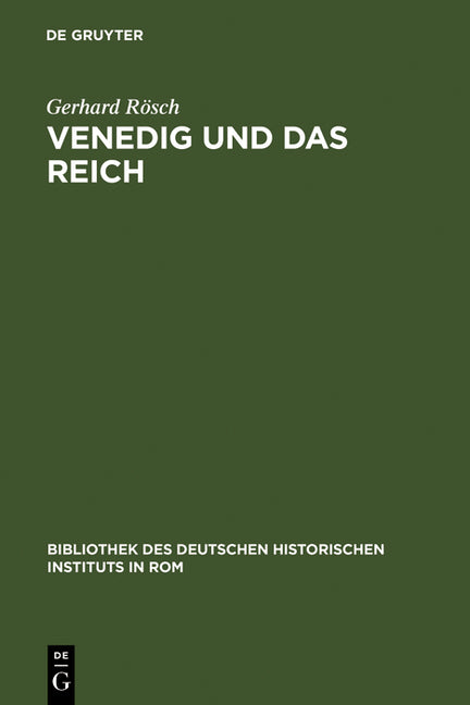 Venedig und das Reich (Reprint 2011) - Ingram