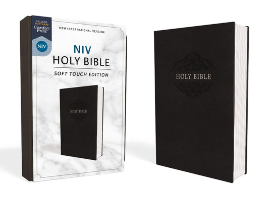 NIV, Holy Bible, Soft Touch Edition, Imitation Leather, Black, Comfort Print - Ingram