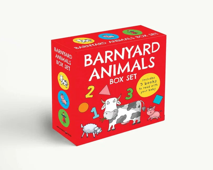 Barnyard Animals Box Set: My First Board Book Library - stevensbooks