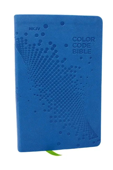 Nkjv, Color Code Bible for Kids, Blue Leathersoft, Comfort Print - stevensbooks