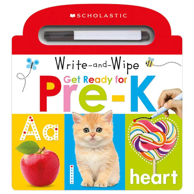Write and Wipe Get Ready for Pre-K: Scholastic Early Learners (Write and Wipe) - stevensbooks