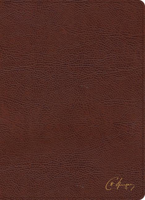 KJV Spurgeon Study Bible, Brown Bonded Leather - stevensbooks