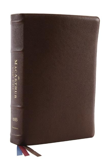 Lsb MacArthur Study Bible 2nd Edition: Unleashing God's Truth One Verse at a Time (Brown Premium Goatskin Leather, Comfort Print) - stevensbooks