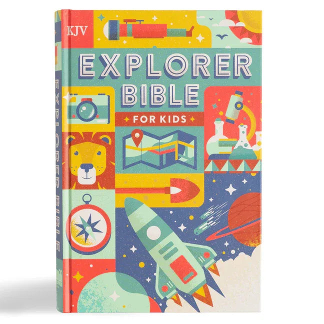 KJV Explorer Bible for Kids, Hardcover: Placing God's Word in the Middle of God's World - stevensbooks