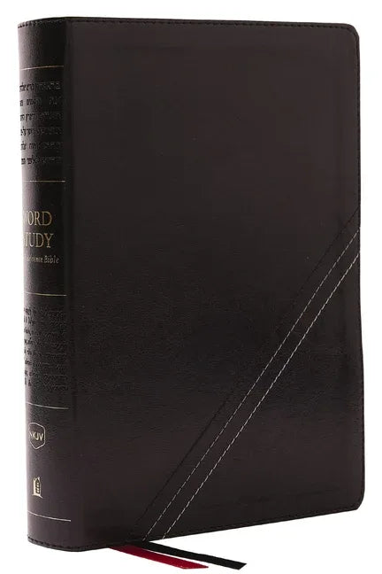 Nkjv, Word Study Reference Bible, Leathersoft, Black, Red Letter, Comfort Print: 2,000 Keywords That Unlock the Meaning of the Bible - stevensbooks