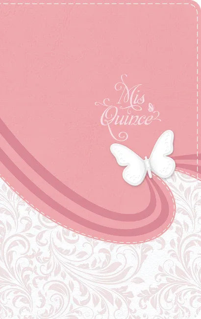 Rvr 1960 Biblia MIS Quince, Rosa Floreado, Símil Piel (Edicion 2025) - stevensbooks