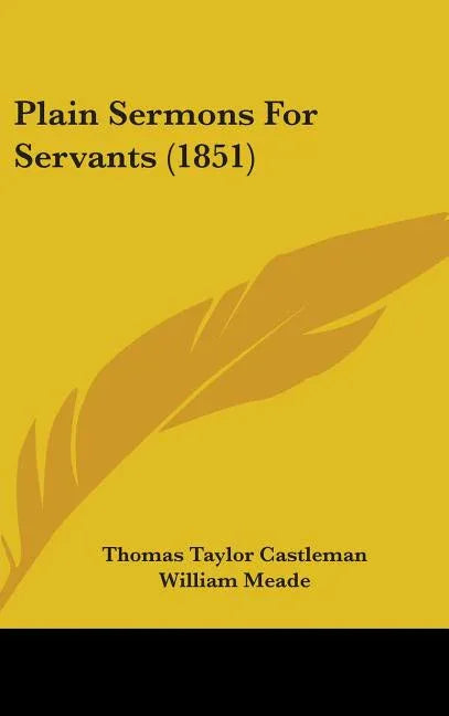 Plain Sermons For Servants (1851) - stevensbooks