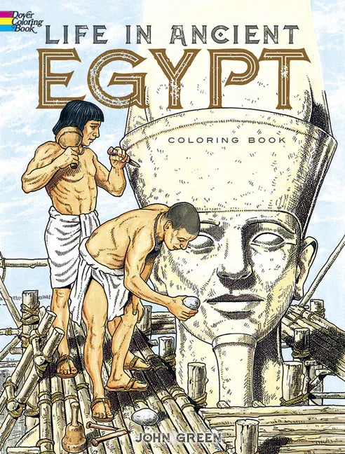 Life in Ancient Egypt Coloring Book - stevensbooks
