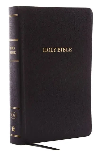 KJV, Reference Bible, Personal Size Giant Print, Bonded Leather, Black, Red Letter Edition - stevensbooks