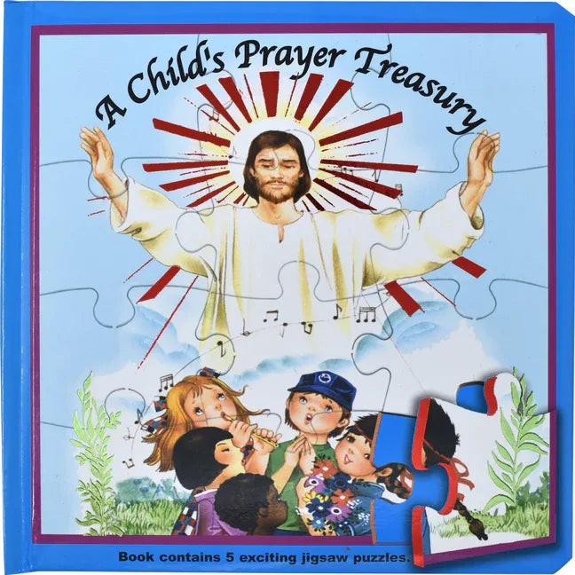 Child's Prayer Treasury (Puzzle Book): St. Joseph Puzzle Book: Book Contains 5 Exciting Jigsaw Puzzles - stevensbooks