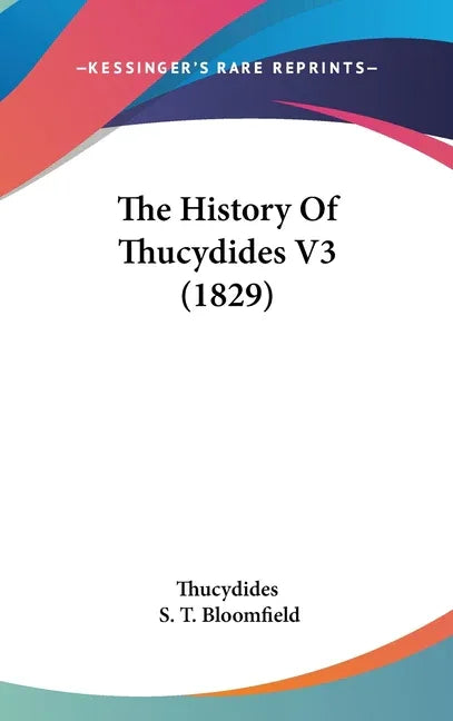 History Of Thucydides V3 (1829) - stevensbooks