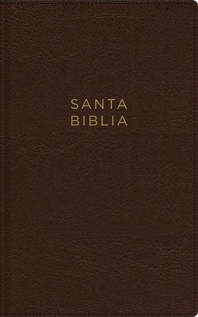 Nbla, Santa Biblia, Ultrafina, Letra Grande, Leathersoft, Café, Palabras de Jesús En Rojo - stevensbooks
