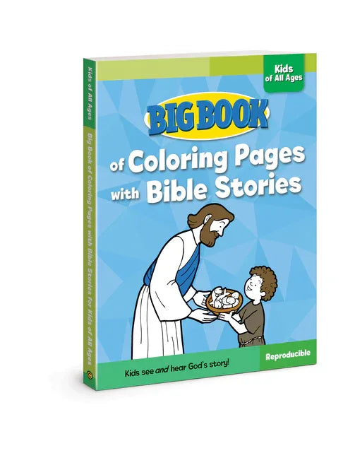 Big Book of Coloring Pages with Bible Stories for Kids of All Ages - stevensbooks