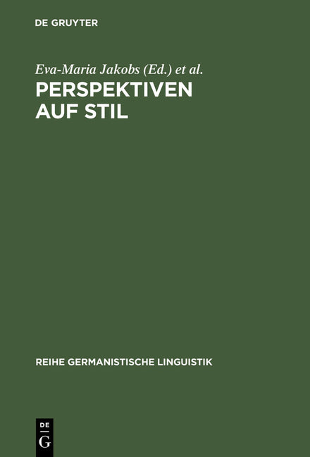 Perspektiven auf Stil (Reprint 2012) - Ingram