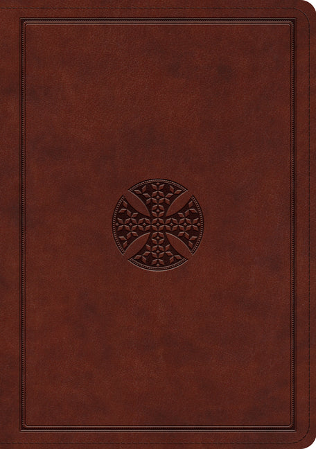 ESV Journaling Bible, Interleaved Edition (Trutone, Mahogany, Mosaic Cross Design) - Ingram