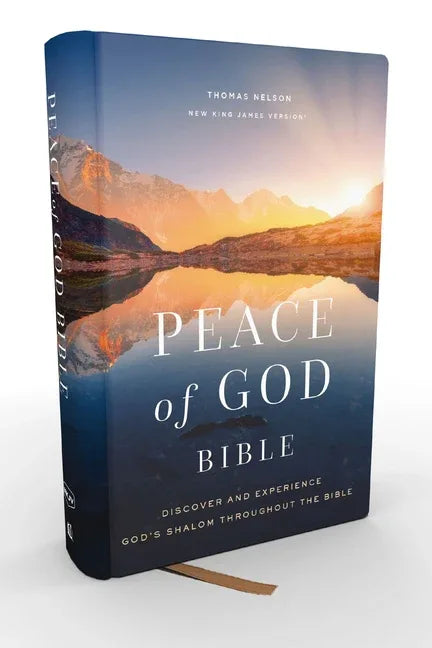 Peace of God Bible: Discover and Experience God's Shalom Throughout the Bible (Nkjv, Hardcover, Red Letter, Comfort Print) - stevensbooks