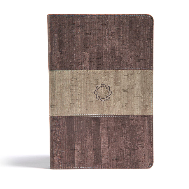 CSB Essential Teen Study Bible, Weathered Gray Cork Leathertouch - Ingram