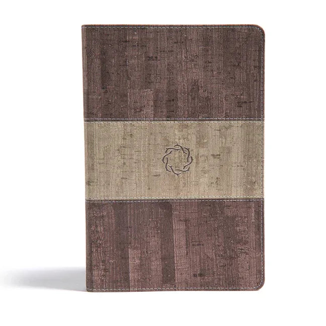 CSB Essential Teen Study Bible, Weathered Gray Cork Leathertouch - stevensbooks