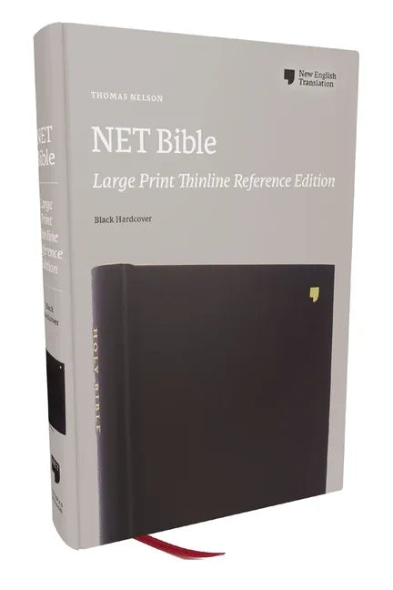 Net Bible, Large Print Thinline with Cross References, Hardcover, Comfort Print - stevensbooks