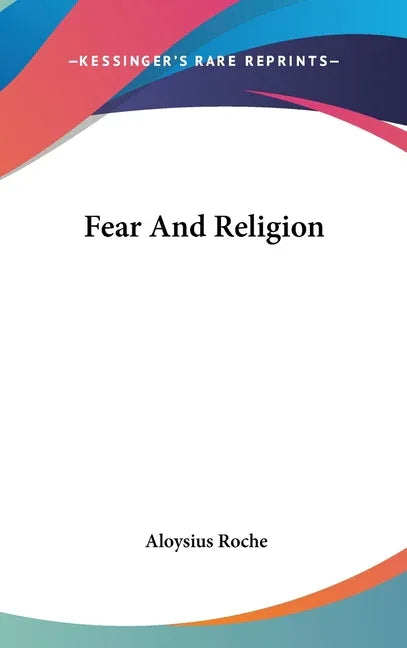 Fear And Religion - stevensbooks