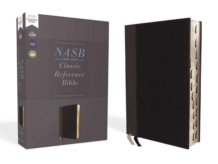 Nasb, Classic Reference Bible, Leathersoft, Black, Red Letter, 1995 Text, Thumb Indexed, Comfort Print - Ingram
