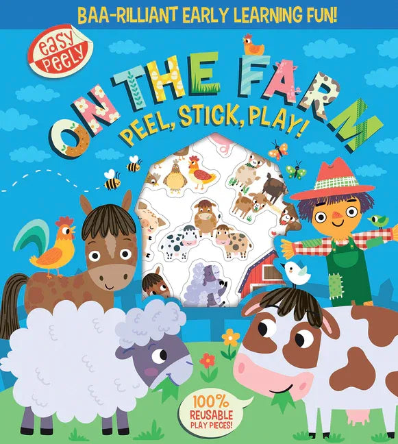 Easy Peely on the Farm - Peel, Stick, Play! - stevensbooks
