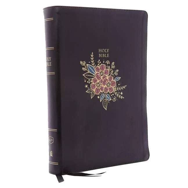 KJV, Deluxe Reference Bible, Super Giant Print, Imitation Leather, Black, Red Letter Edition - stevensbooks