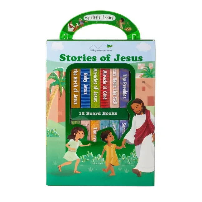 My Little Library: Stories of Jesus (12 Board Books) - stevensbooks