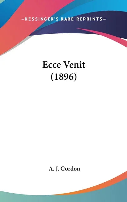Ecce Venit (1896) - stevensbooks