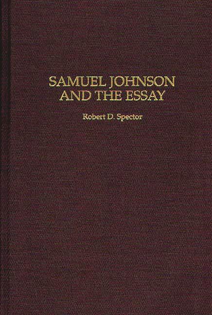 Samuel Johnson and the Essay - stevensbooks