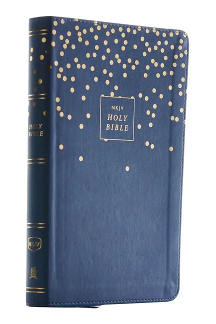 Nkjv, Thinline Bible Youth Edition, Leathersoft, Blue, Red Letter Edition, Comfort Print - stevensbooks