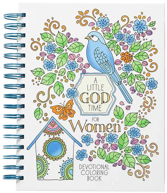 Little God Time for Women: Devotional Coloring Book - stevensbooks