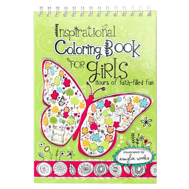 Inspirational Coloring Book for Girls: Hours of Faith-Filled Fun - stevensbooks
