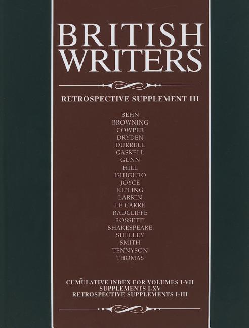 British Writers, Retrospective Supplement III - Ingram