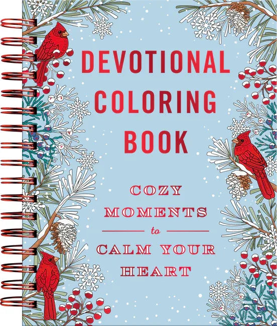 Cozy Moments to Calm Your Heart: Devotional Coloring Book - stevensbooks