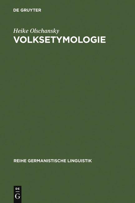 Volksetymologie (Reprint 2011) - Ingram