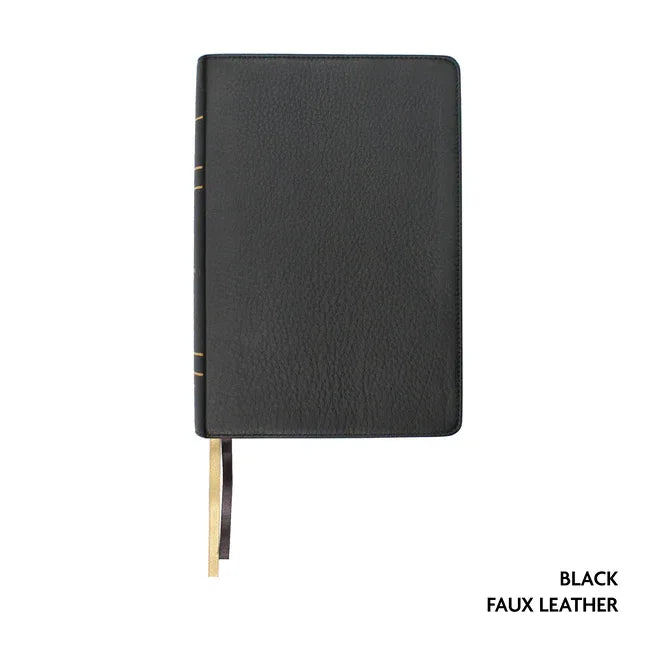 Legacy Standard Bible, Large Print Wide Margin, Paste-Down Black Faux Leather - stevensbooks