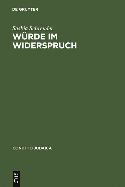 Würde im Widerspruch (Reprint 2010) - Ingram