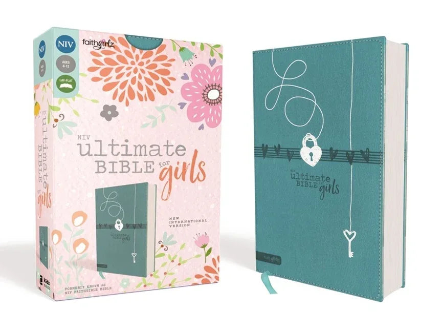 Niv, Ultimate Bible for Girls, Leathersoft, Teal - stevensbooks