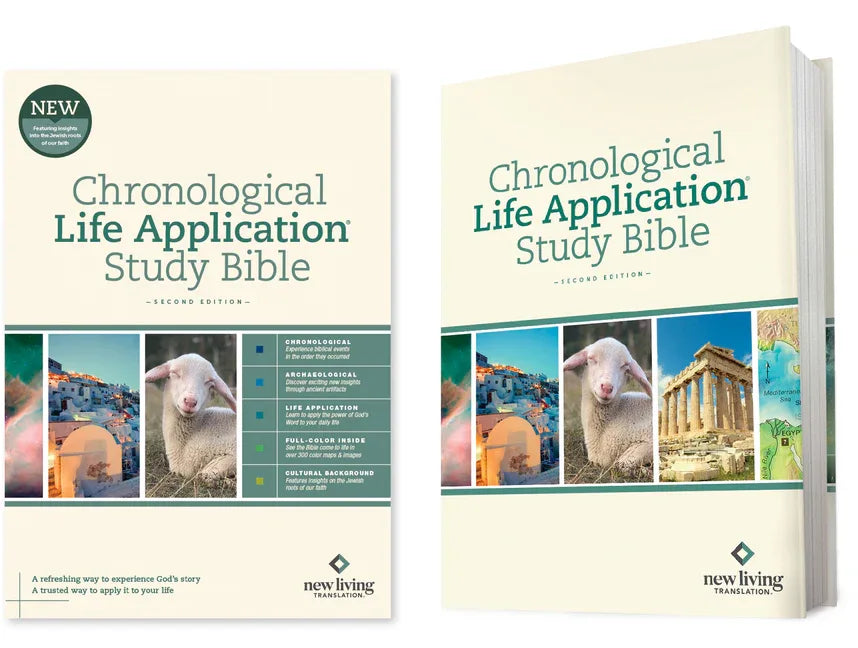 NLT Chronological Life Application Study Bible, Second Edition (Hardcover) - stevensbooks