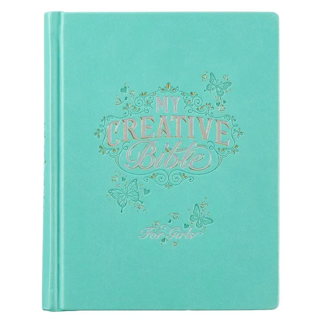 ESV My Creative Bible for Girls Faux Leather Hc, Teal - stevensbooks