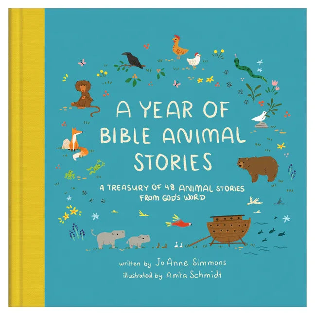 Year of Bible Animal Stories: A Treasury of 48 Best-Loved Stories from God's Word - stevensbooks
