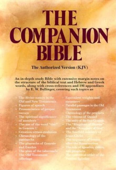 Companion Bible-KJV (Black Genuine Leather Indexed) - stevensbooks