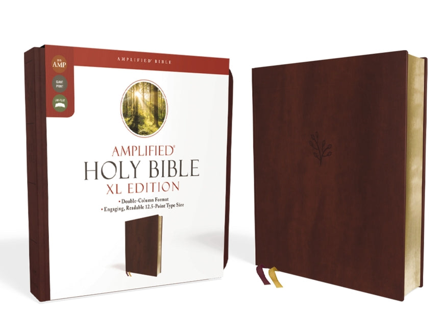 Amplified Holy Bible, XL Edition, Leathersoft, Burgundy - Ingram