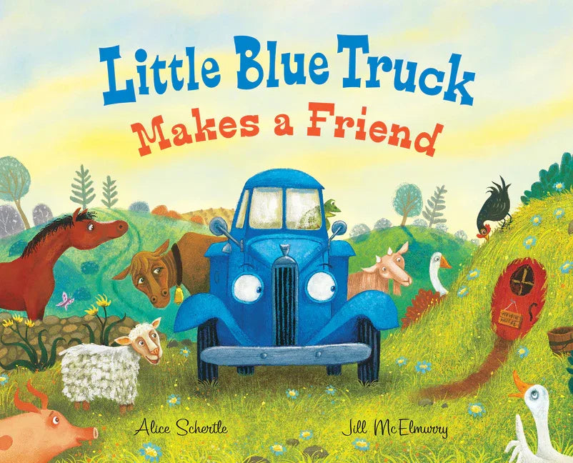Little Blue Truck Makes a Friend: A Friendship Book for Kids - stevensbooks