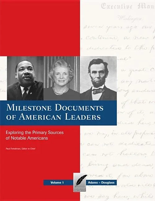 Milestone Documents of American Leaders-Volume 1 - stevensbooks