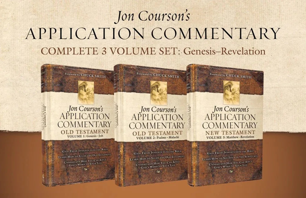 Jon Courson's Application Commentary, Complete 3-Volume Set: Genesis - Revelation - stevensbooks