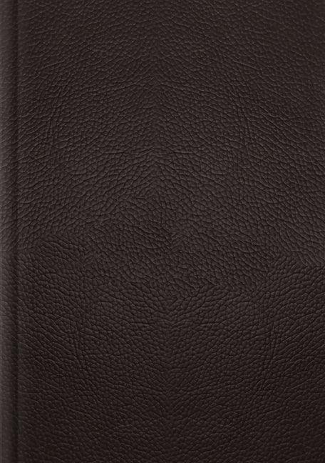 ESV Single Column Journaling Bible, Large Print (Buffalo Leather, Deep Brown) - stevensbooks