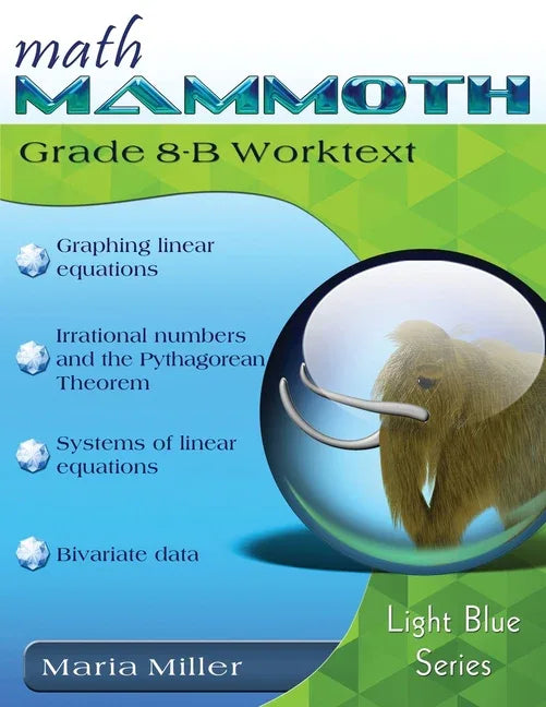 Math Mammoth Grade 8-B Worktext - stevensbooks